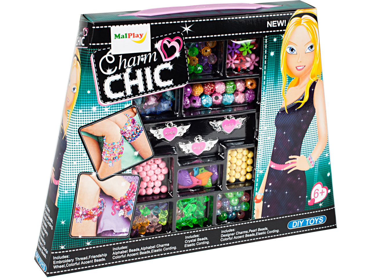 Kit de confectionare bijuterii, Malplay 106544