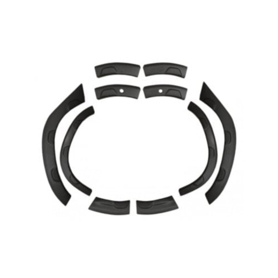 Set idealSTORE 10 protectii Aripi cu sau fara Gaura de Senzori, pentru Dacia Duster II 2018->, Model Offroad, din Plastic ABS de Inalta Calitate