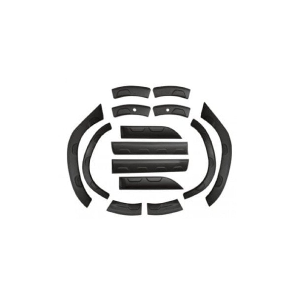 Set idealSTORE 12 Protectii Aripi si Usi + 2 Protectii pentru Compatibilitate Cu sau Fara Senzori, pentru Dacia Duster II 2018->