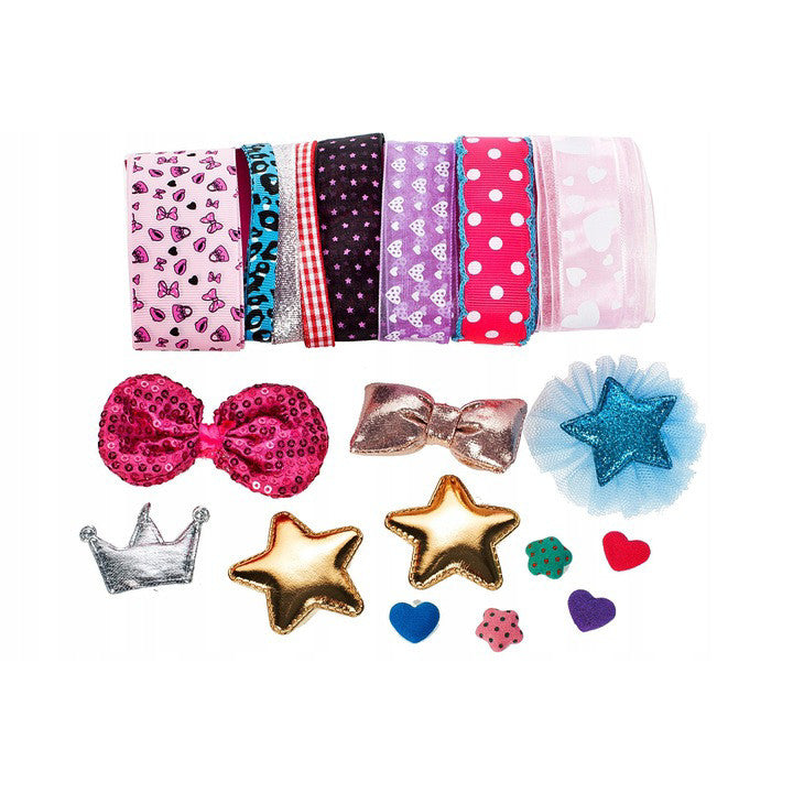 Set pentru confectionarea bentitelor de par, Malplay 104602