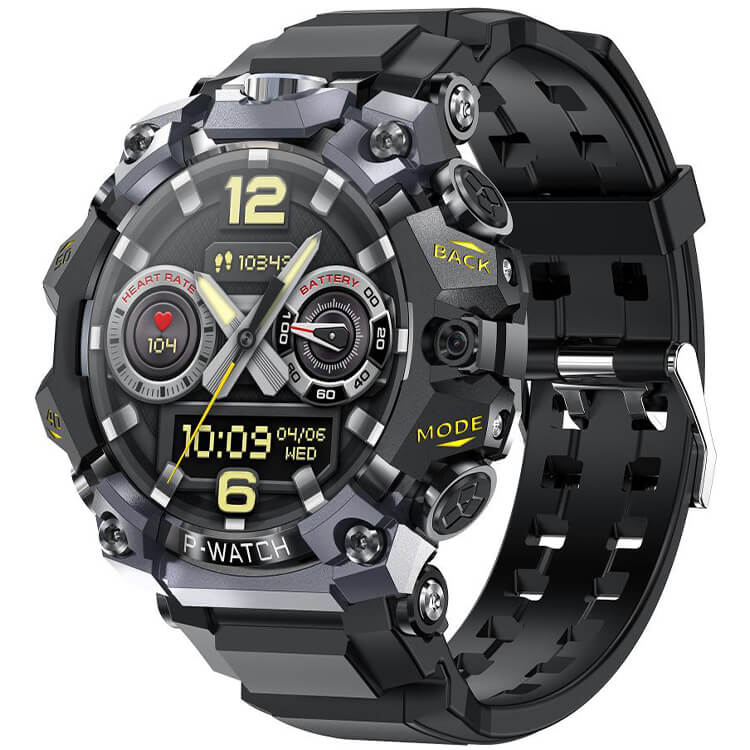 Smartwath idealSTORE ManPower, cu SIM, Wifi, navigatie GPS, Apel Video, Dual Camera 2-8 Mp, Aplicatii Facebook, TikTok, Youtube, Impermeabil IP68, Acumulator 1150 mAh, Moduri Sport, Ritm Cardiac, Ecran Mare AMOLED 1.5', sistem Android 8.1, Culoare Black