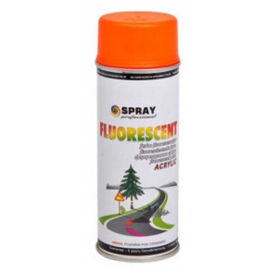 Spray Vopsea Profesional idealStore, Culoare Portocaliu Fluorescent, 400ML