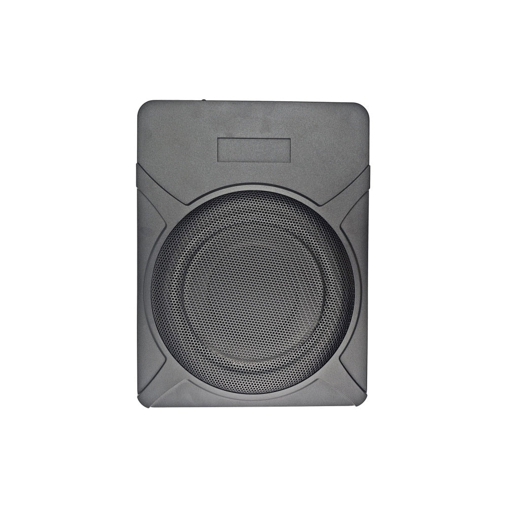 Subwoofer idealSTORE 8', cu Amplificator 600/800 wati, cu Accesorii de Prindere, Telecomanda inclusa, Compact cu Amplificator