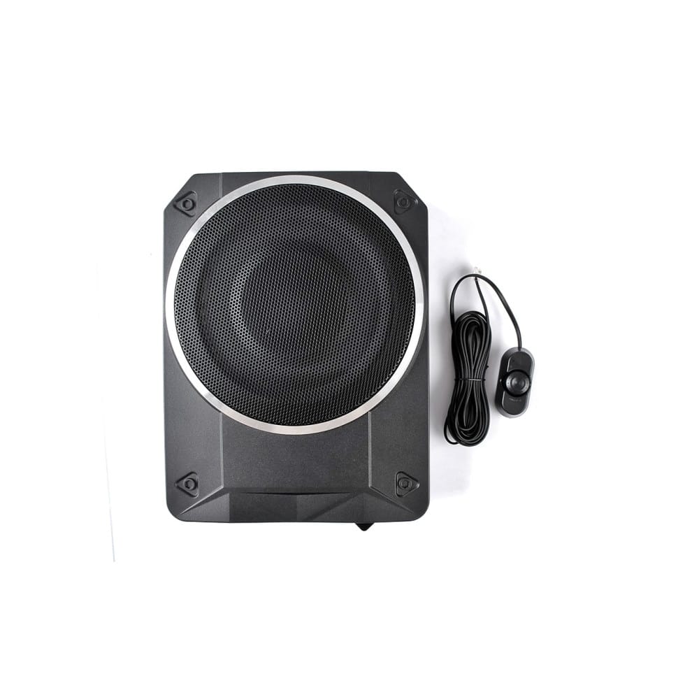 Subwoofer idealSTORE, Dimensiue 10', Model Compact, cu Amplificator 600/800W, cu Telecomanda