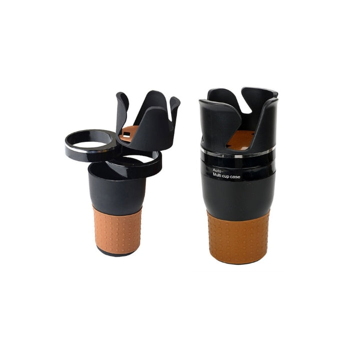 Suport Pahar Auto Multifunctional idealSTORE, pentru Telefon, Monede, Ochelari, Bauturi, Compatibil cu Diverse Modele de Pahare