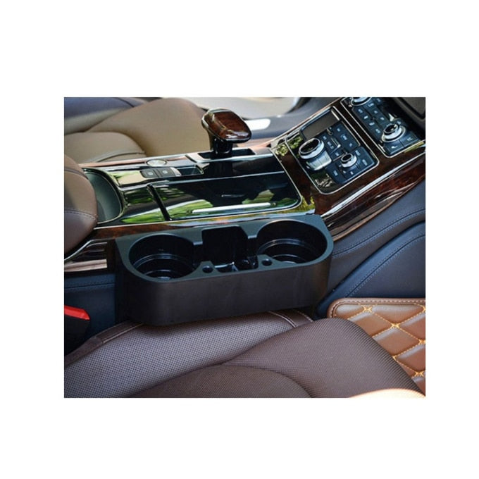 Suport Pahar- Obiecte idealSTORE pentru Scaun, Dimensiune 28 x 21 x 10, Fixare intre scaun si consola, Impiedica Varsarea Lichidului