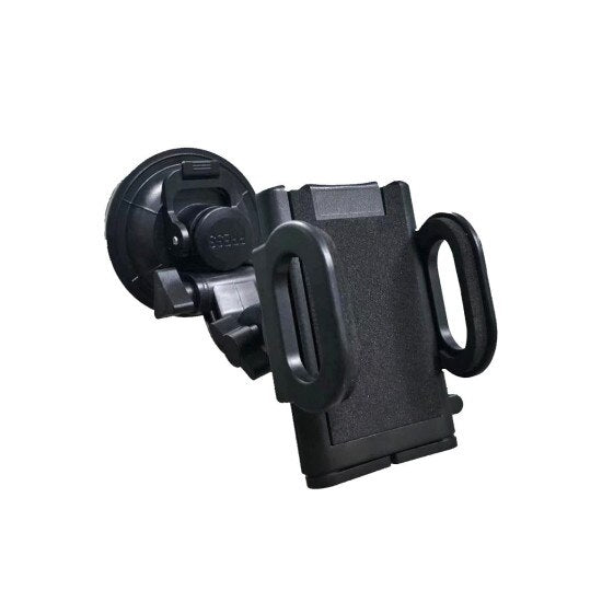 Suport pentru Telefon Auto idealSTORE cu Ventuza, Brat rotativ de 20 cm, Fixare pe Parbriz