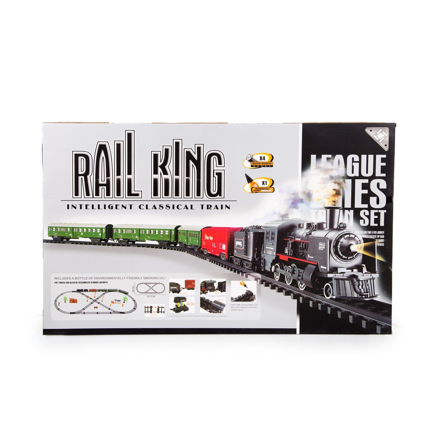 Trenulet electric de jucarie Kinderplay, 7m