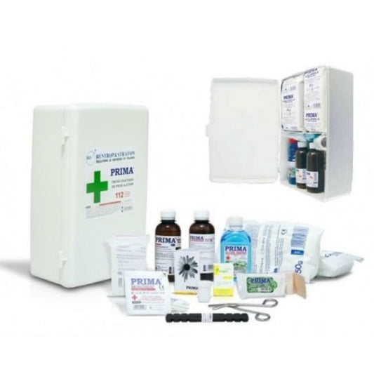 Trusa medicala de prim ajutor fixare pe perete avizata MS PRIMA