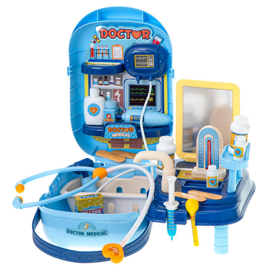 Trusa Medicala Copii Rescue Doctor IdealStore 34 Piese Tip Valiza