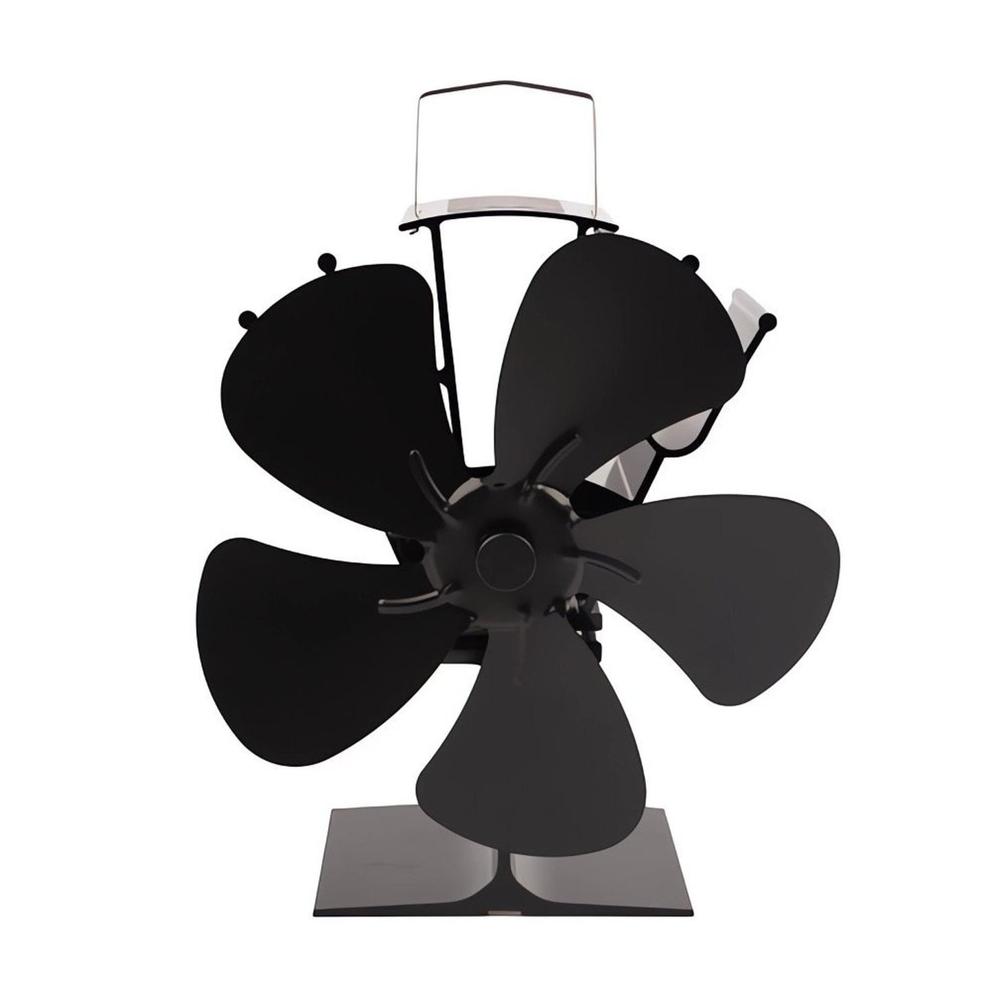 Ventilator semineu 5 lamele idealSTORE fara curent pornire automata aluminiu eficienta termica