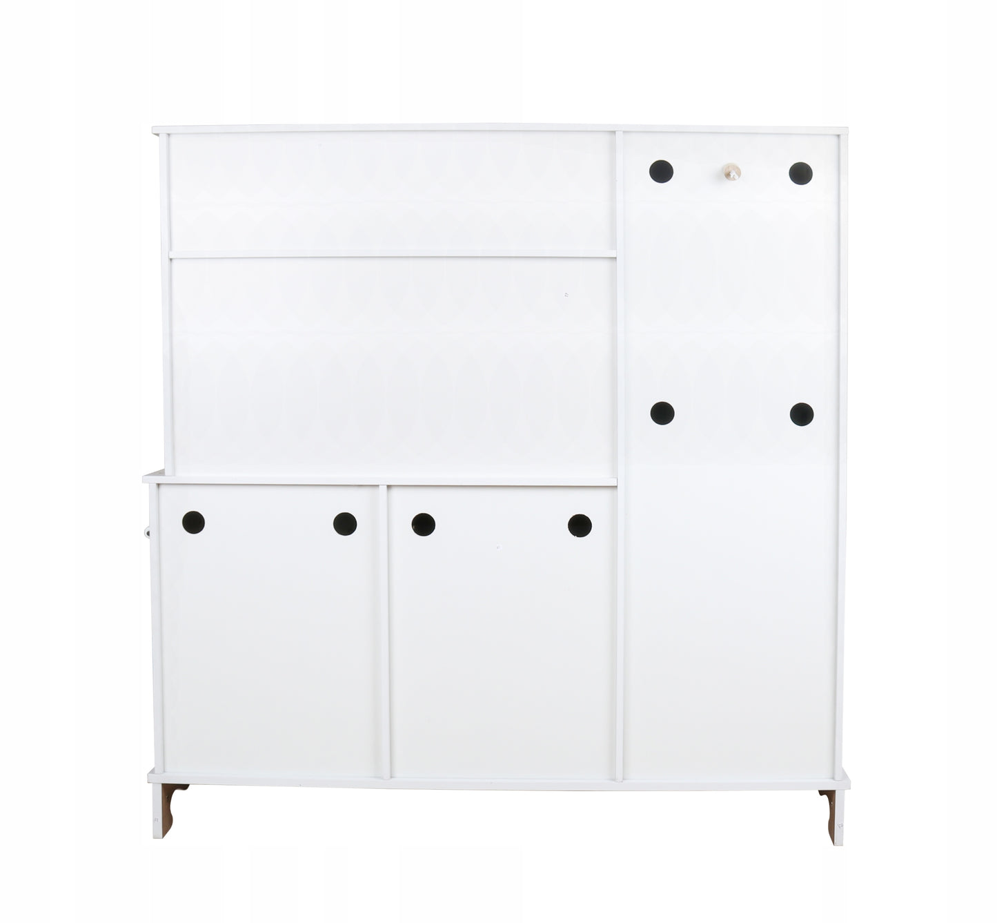 Bucatarie multifunctionala pentru copii, din lemn alb