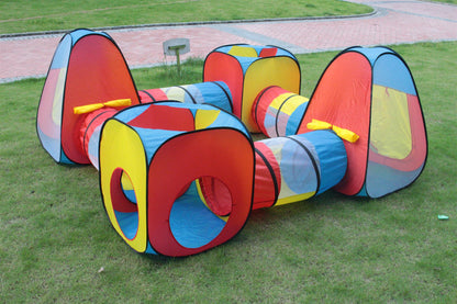 Cort pentru copii 8 in 1 Dittom Toys, Material textil, Multicolor