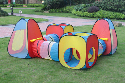 Cort pentru copii 8 in 1 Dittom Toys, Material textil, Multicolor