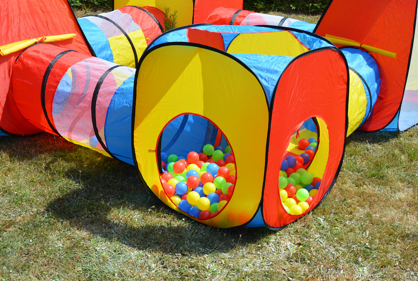 Cort pentru copii 8 in 1 Dittom Toys, Material textil, Multicolor