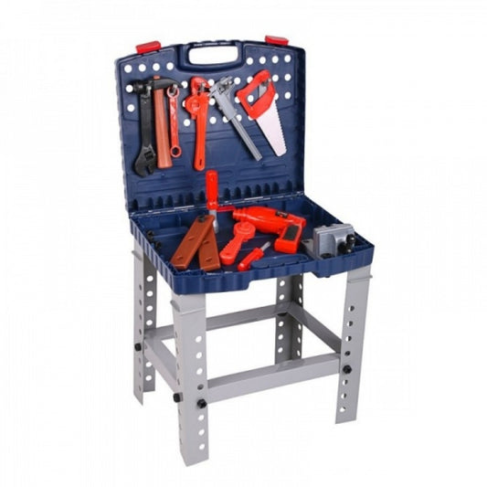Set banc de scule copii cu bormasina electrica de jucarie - 00822