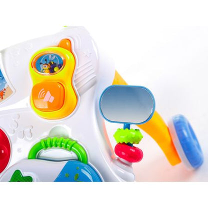 Antepremergator interactiv - centru de activitati multifunctional Music Walker, cu jucarii detasabile, 42 cm x 34 cm x 45 cm