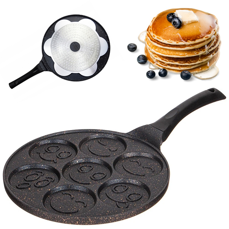 Tigaie pentru clatite, Inductie, Aluminiu, Fete zambitoare, 26 cm