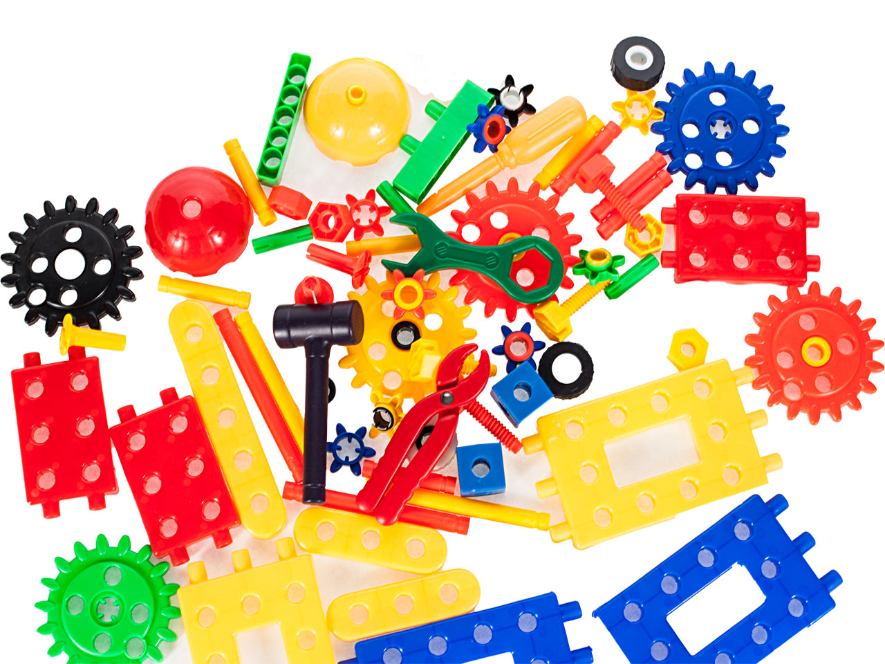 Set de Constructie idealStore ON-U-MIND BLOCK, 70 de ELEMENTE ce va permit sa creati STRUCTURI UNICE, VEHICULE sau ROBOTI, Sprijina Dezvoltarea CREATIVITATII si a ABILITATILOR Manuale, Joaca cu acestea IMBUNATATESTE coordonarea vizual-motorie