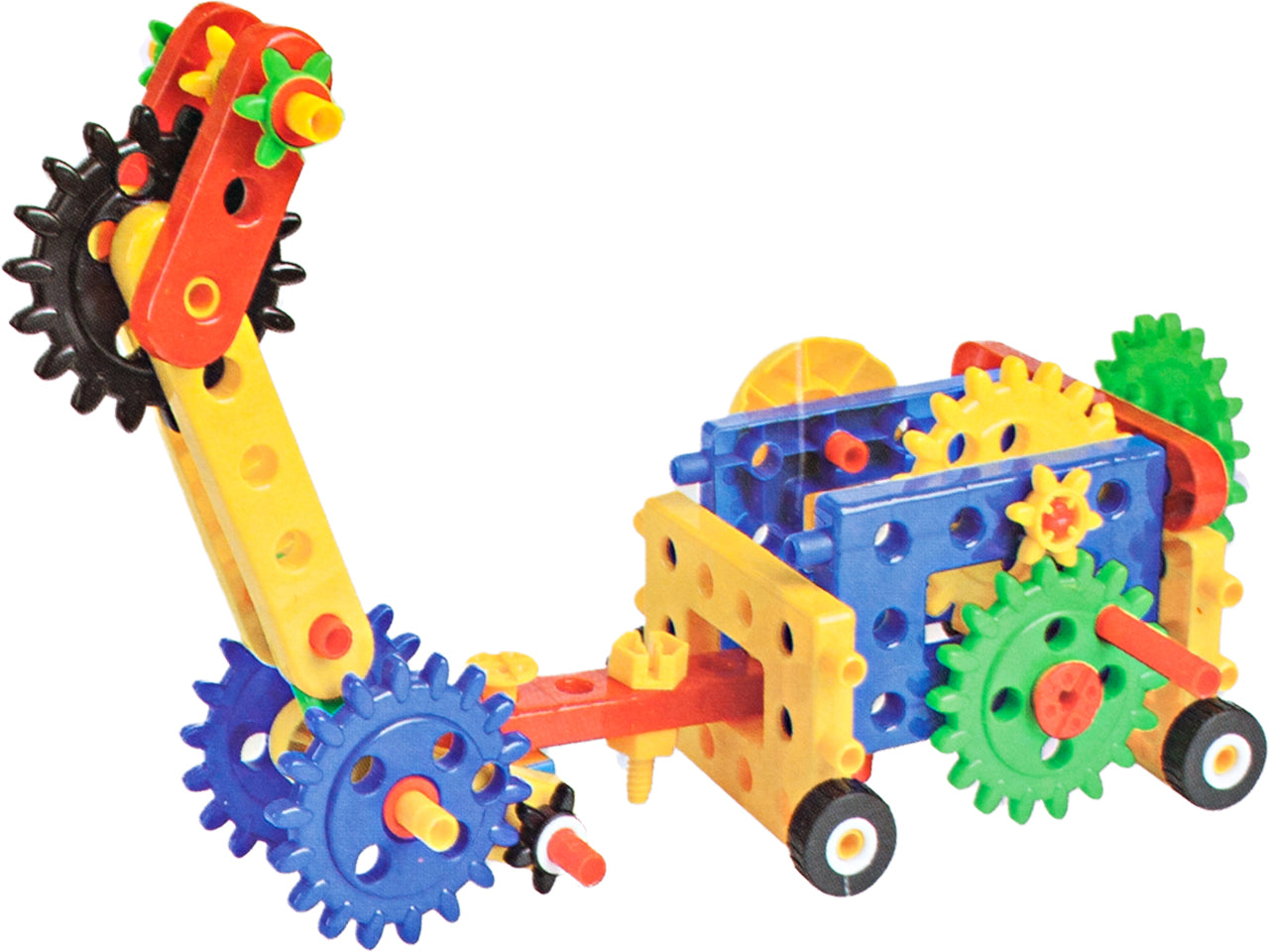 Set de Constructie idealStore ON-U-MIND BLOCK, 70 de ELEMENTE ce va permit sa creati STRUCTURI UNICE, VEHICULE sau ROBOTI, Sprijina Dezvoltarea CREATIVITATII si a ABILITATILOR Manuale, Joaca cu acestea IMBUNATATESTE coordonarea vizual-motorie