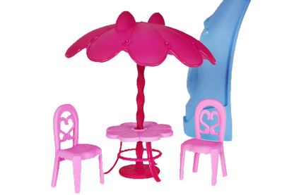 Casuta muzicala pentru papusi, MalPlay, cultivatoare de flori