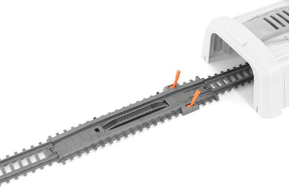 Circuit Trenulet Electric, Locomotiva cu Vagon, Pod Mobil, Tuneluri, Lungime Cale Ferata 366 cm, Efecte Luminoase, Elemente de Decor, 147 x 45.5 cm, Multicolor