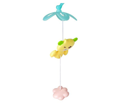 Carusel muzical pentru bebelusi cu telecomanda proiector si 500 de melodii Blue