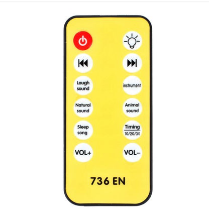 Carusel muzical pentru bebelusi cu telecomanda proiector si 500 de melodii Blue