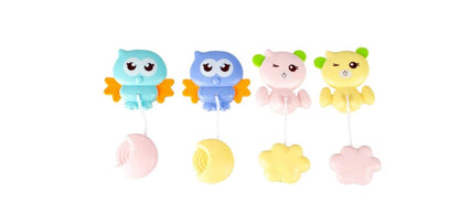 Carusel muzical pentru bebelusi cu telecomanda proiector si 500 de melodii Blue