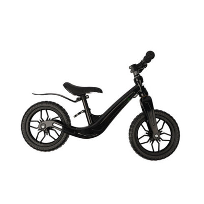 Bicicleta de echilibru fara pedale IdealStore cu roti EVA si cadru din magneziu negru
