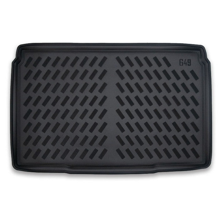 Covor Porbagaj Tip Tavita idealSTORE, Compatibil Opel Corsa-e Hatchback 5 usi 2020, Material TPE Flexibil, Margine Inalta