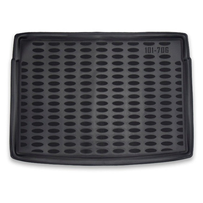 Covor Porbagaj Tip Tavita idealSTORE, Compatibil Volkswagen Golf VI Hatchback 2008-2013, Material TPE Flexibil, Margine Inalta