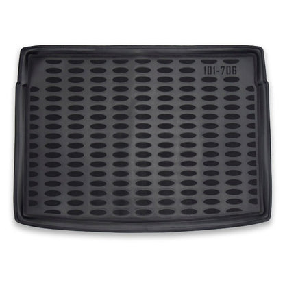 Covor Porbagaj Tip Tavita idealSTORE, Compatibil Volkswagen Golf VI Hatchback 2008-2013, Material TPE Flexibil, Margine Inalta
