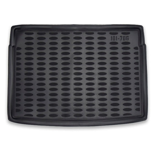 Covor Porbagaj Tip Tavita idealSTORE, Compatibil Volkswagen Golf VI Hatchback 2008-2013, Material TPE Flexibil, Margine Inalta