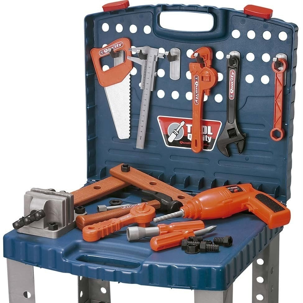 Banc de lucru cu set de scule si unelte in valiza, Malipen