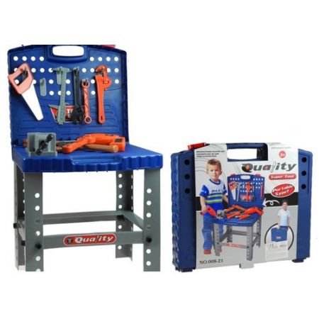 Banc de lucru cu set de scule si unelte in valiza, Malipen