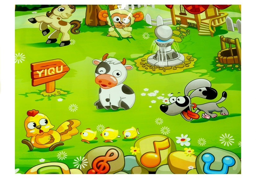 Covor educational Malipen cu sunete pentru copii, verde