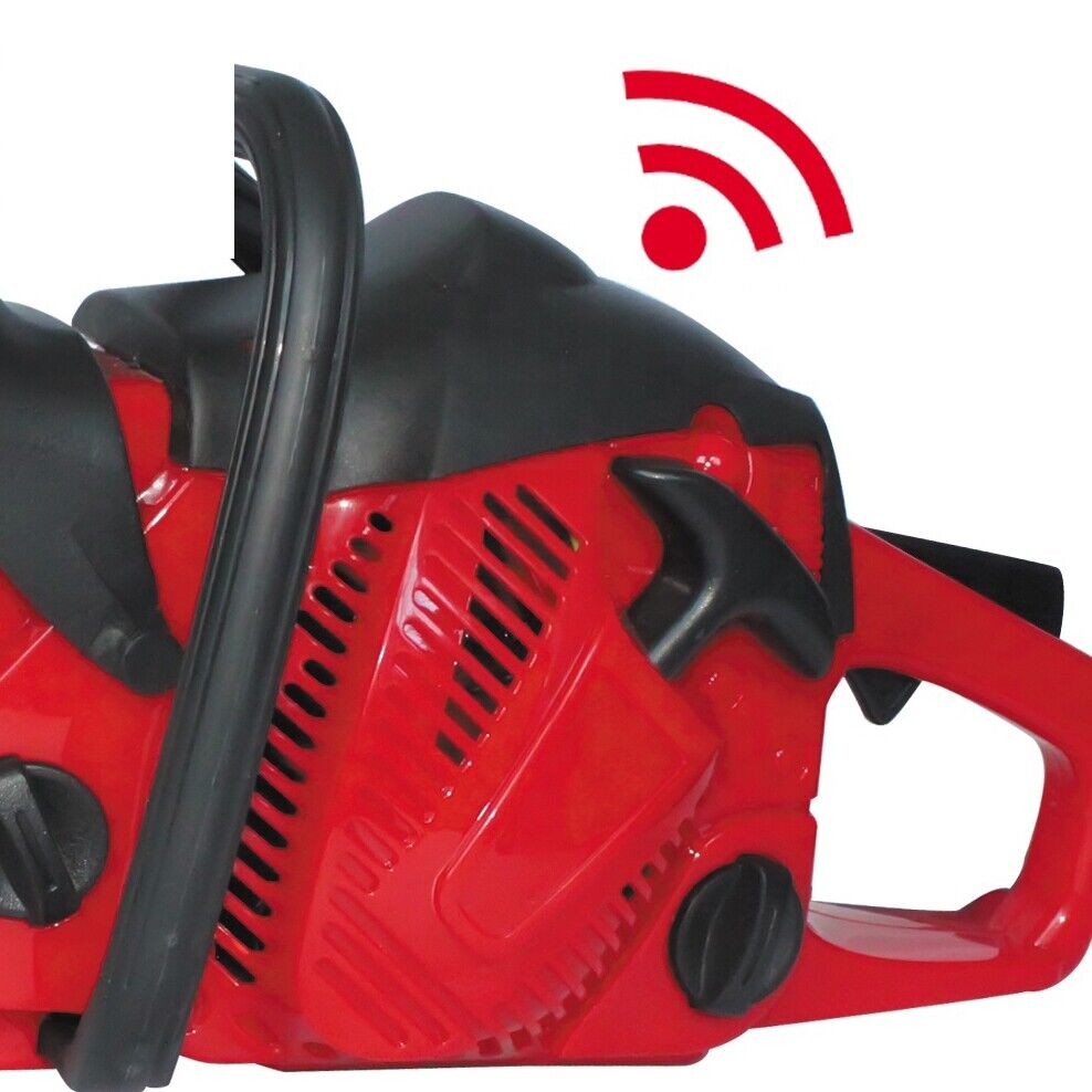 Fierastrau cu lant pentru copii Woopie, Lant pivotant, Rosu/Negru