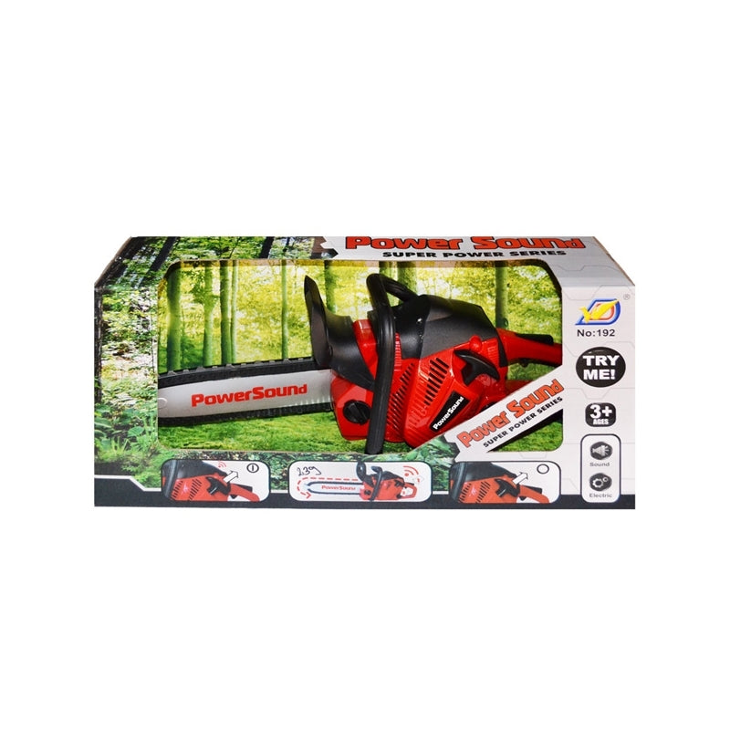 Fierastrau cu lant pentru copii Woopie, Lant pivotant, Rosu/Negru