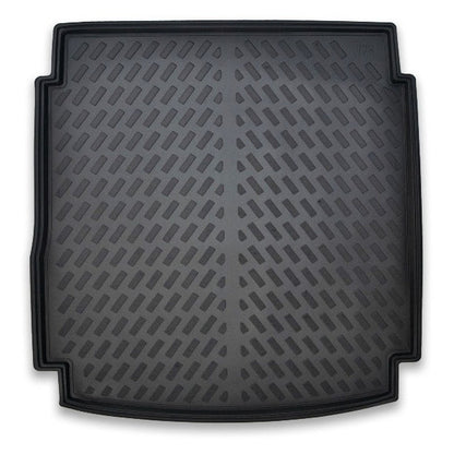 Covor Porbagaj Tip Tavita idealSTORE, Compatibil Audi A6 C7 4G Avant si Allroad 2012-2018, Material TPE Flexibil, Margine Inalta