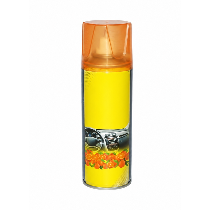 Spray Siliconic Pentru Bord Auto idealSTORE, Efect Antistatic, Parfum de Portocala