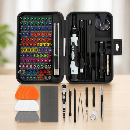 Set surubelnite de precizie 133 piese IdealStore pentru reparatii electronice