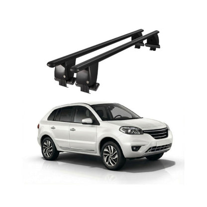 Bare transversale portbagaj Renault Koleos 2008-2016 idealSTORE, aluminiu, plafon neted, negru