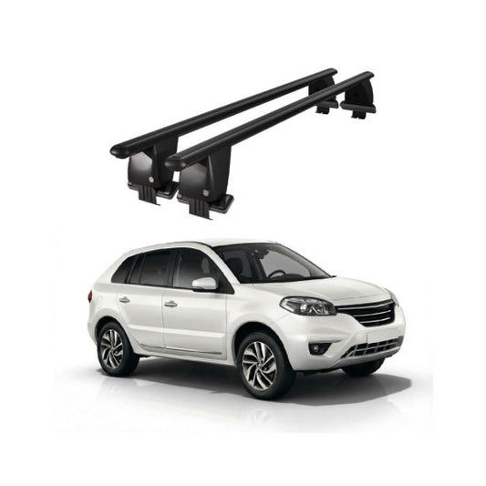 Bare transversale portbagaj Renault Koleos 2008-2016 idealSTORE, aluminiu, plafon neted, negru