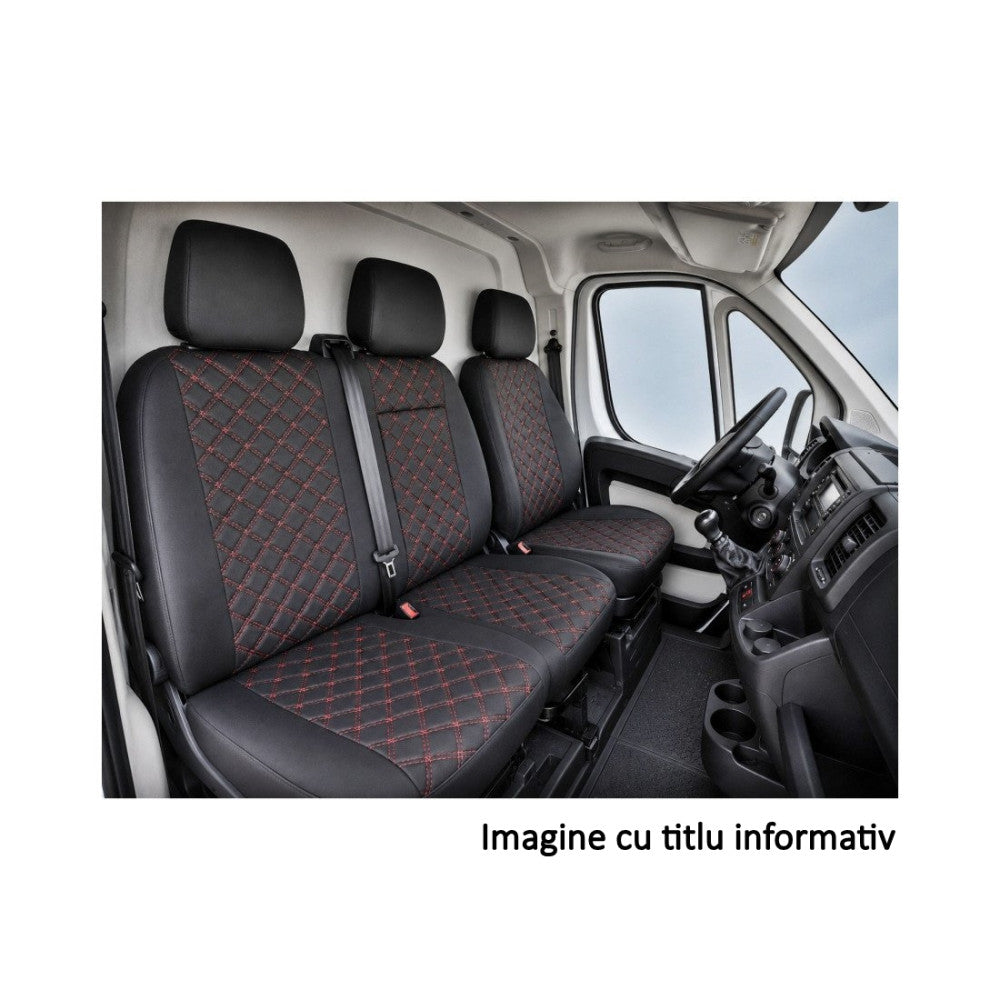 Huse scaune auto idealSTORE compatibile Citroen Jumper 2006-> 2+1 Premium Material Textil