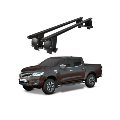 Bare transversale portbagaj Renault Alaskan 2016+ idealSTORE, aluminiu, plafon neted, negru