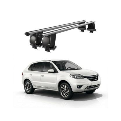 Bare transversale portbagaj Renault Koleos 2008-2016 idealSTORE, aluminiu, plafon neted, argintii