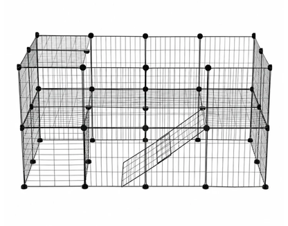 Cusca modulara pentru rozatoare idealSTORE, Formata din 35 de panori individuale metalice de dimensiune 35 x 35 cm