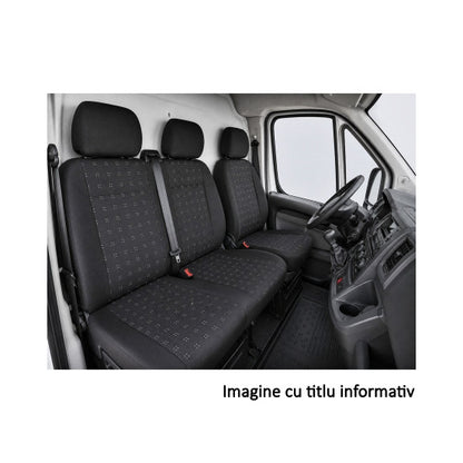 Huse scaune auto idealSTORE compatibile Peugeot Boxer 2006-> 2+1, calitate Premium, Material Textil