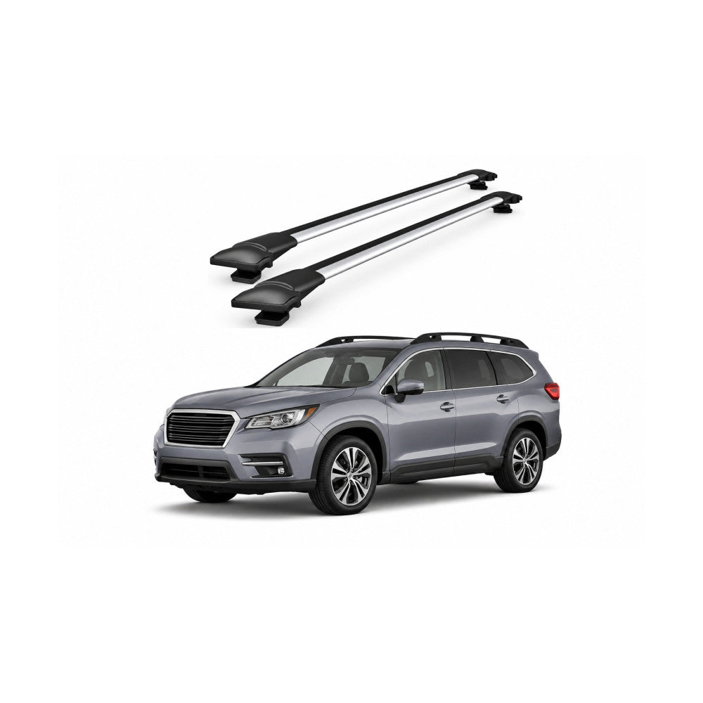 Bare Portbagaj Transversale idealSTORE pentru Subaru Evoltis SUV 2020-, 96-100 cm, Aluminiu, T-slot, Aerodinamice, Sarcina Maxima 75 kg